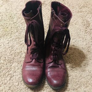 Women's Boot, Red shoes